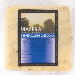 Maffra Peppercorn Cheddar 150g